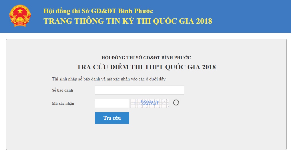tra cuu die m thi thpt quo c gia 2018 cu a 63 ti nh tha nh trong ca nuo c