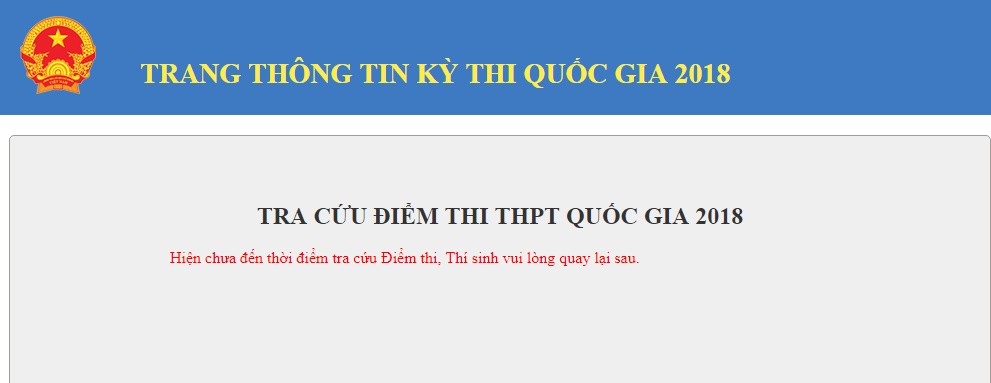 tra cuu diem thi thpt quoc gia 2018 tai ca mau chinh xac nhat