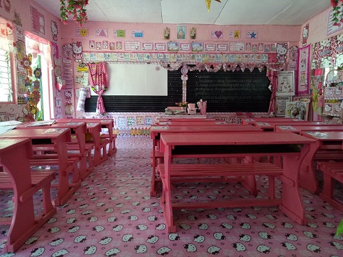 co giao tieu hoc philippines bien lop hoc thanh thien duong hello kitty