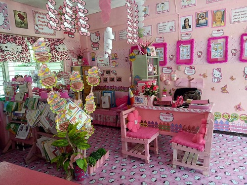 co giao tieu hoc philippines bien lop hoc thanh thien duong hello kitty