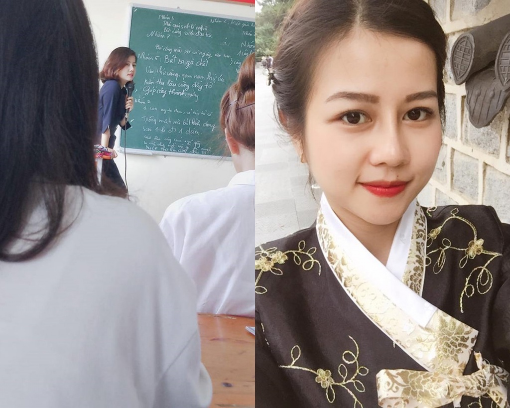 ngam nhung giang vien nha nguoi ta noi nhu con tren mang vi qua xinh