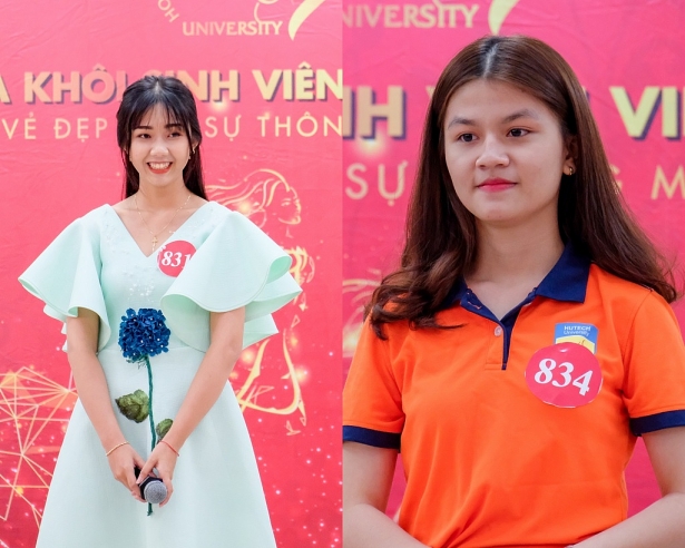 cuoc chien nhan sac cua cac nu sinh hutech tham gia hoa khoi sinh vien viet nam 2018