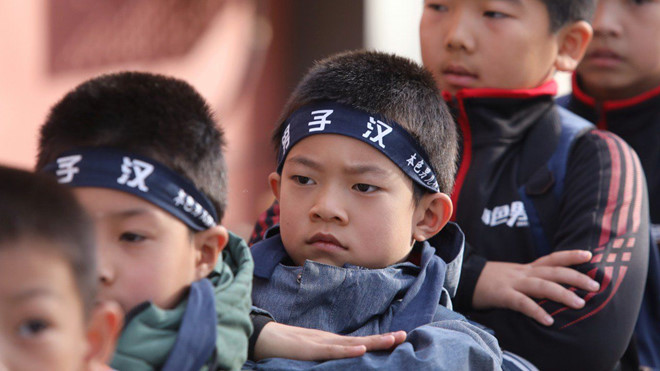 lop ren luyen nam tinh cho hoc sinh yeu duoi o trung quoc