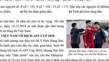 Học sinh Sài Gòn bất ngờ khi bình xịt tê cho Quang Hải vào đề thi Hóa
