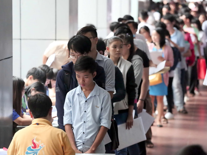 Trường tuyển sinh ồ ạt, sinh viên ra trường không có chỗ làm truong tuyen sinh o at sinh vien ra truong khong co cho lam