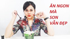 Trang Moon thử thách 4 màu son với 4 món ăn khoái khẩu