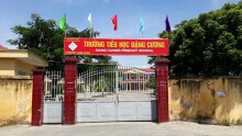 Hải Phòng: Khởi tố nguyên Hiệu trưởng Trường tiểu học Đặng Cương