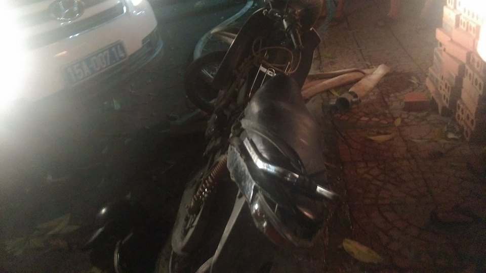 hai phong xe tron be tong mat lai dam lien hoan 4 nguoi thuong vong dao cat ba mat dien
