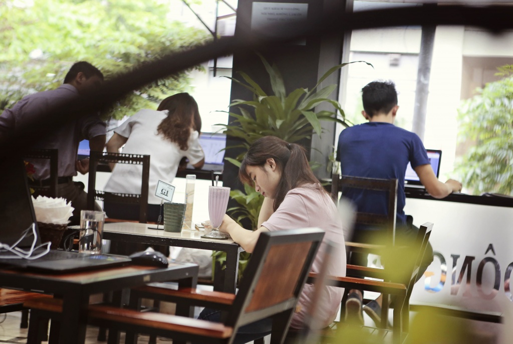 Có một Thư viện cà phê bình yên giữa lòng Hà Nội co mot thu vien ca phe binh yen giua long thu do