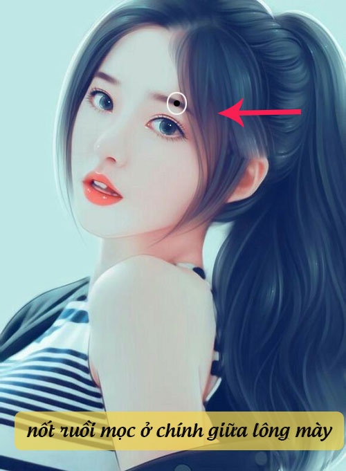 4 nốt ruồi may mắn kể cả khi nằm sai chỗ, vận mệnh vẫn hơn người 4 not ruoi may man ke ca khi nam sai cho van menh van hon nguoi