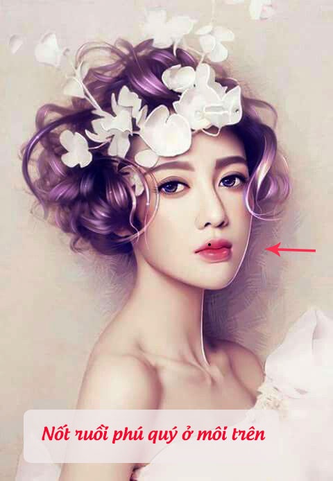 8 not ruoi phu quy tren guong mat giup tai loc may man luon can ke