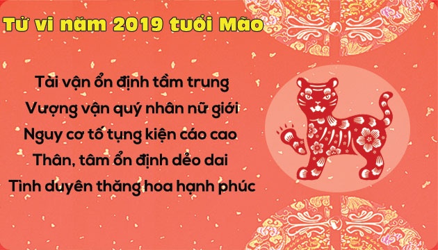 tu vi nam 2019 tuoi mao biet ham on dung cach tai loc se vung ben