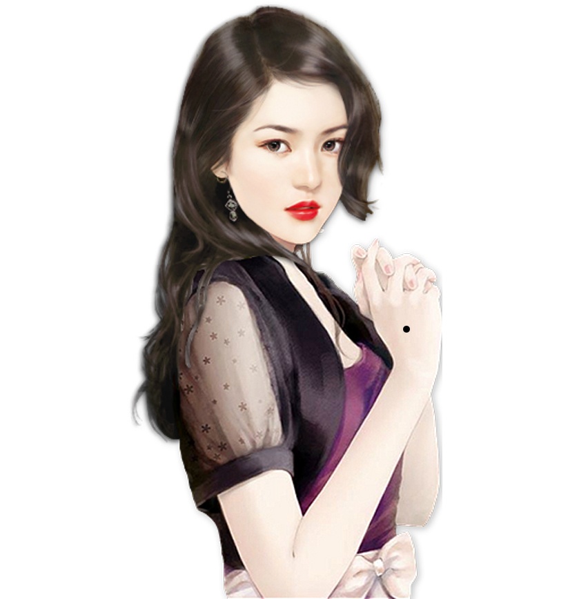 phu nu co ba not ruoi nay thoi tre cang vat va ve gia cang hanh phuc giau sang