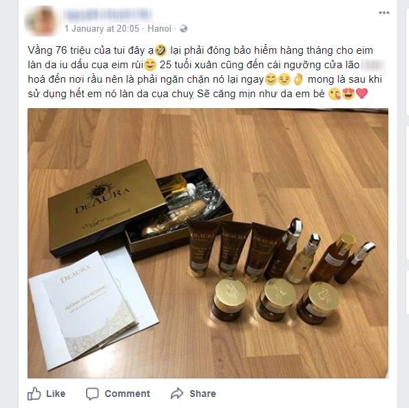 tuong mua duoc san pham gia hoi hot girl ta hoa khi cong dong mang boc phot mua mi pham gia cat co