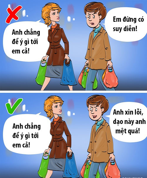 9 cau noi chung to chong khong con yeu vo nua