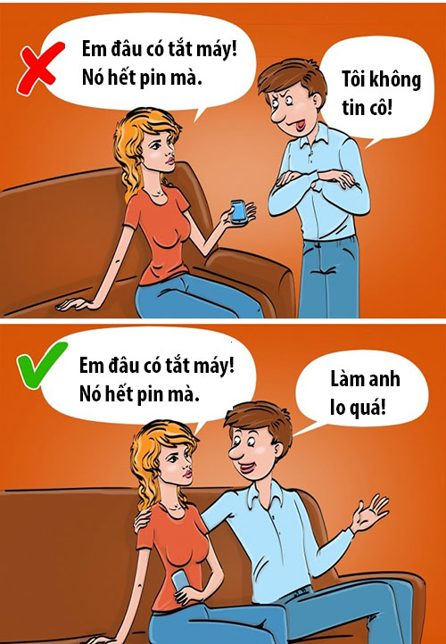 9 cau noi chung to chong khong con yeu vo nua