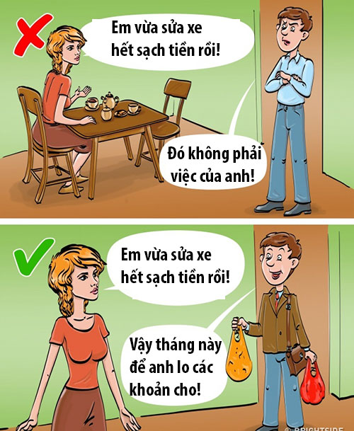 9 cau noi chung to chong khong con yeu vo nua
