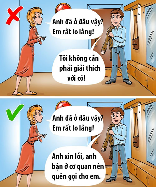 9 cau noi chung to chong khong con yeu vo nua