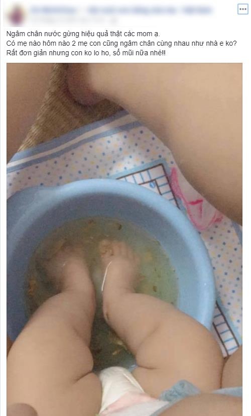 dua nhau chia se cach tri ho so mui bang tam nuoc gung me hai con ma khong biet