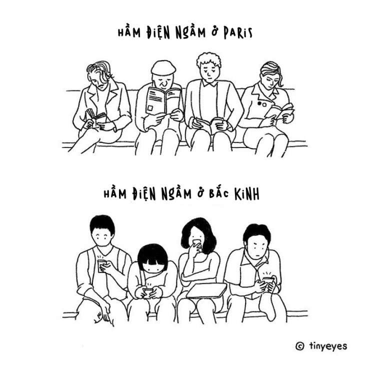 bo tranh so sanh su khac biet giua van hoa phuong dong va phuong tay
