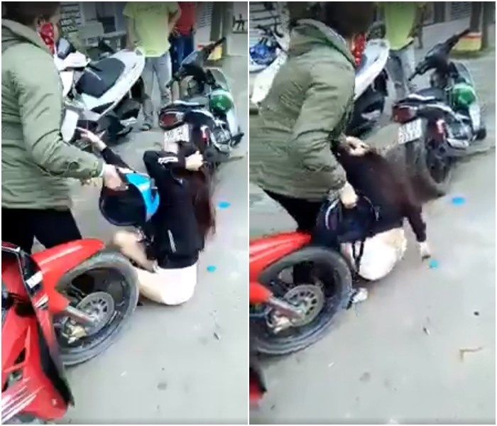 cat toc dap dau lot ao nhung kieu danh ghen khien nhieu nguoi kinh hoang