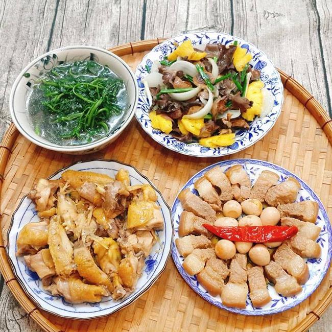 Bà nội trợ 2 con chia sẻ những mâm cơm tuyệt ngon ai cũng phải thèm thuồng ba noi tro 2 con chia se nhung mam com tuyet ngon ai cung phai them thuong