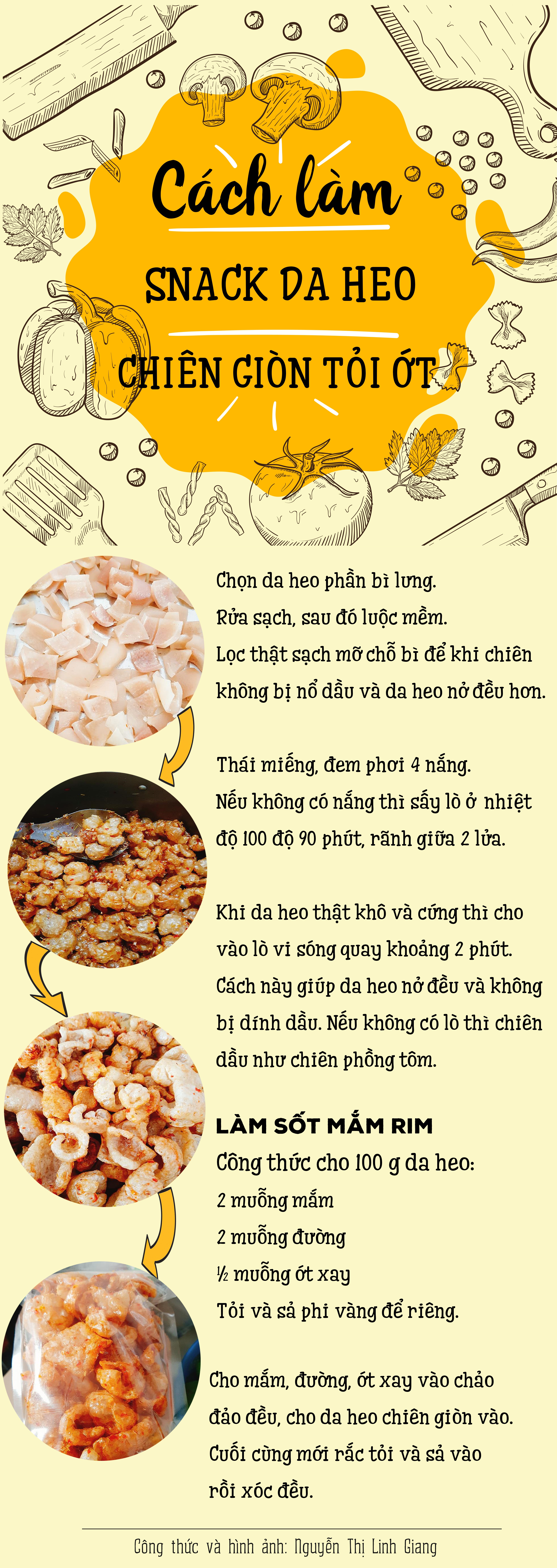 cach lam snack da heo chien gion toi ot ngon bat bai