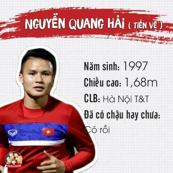 Bảng tóm tắt siêu đầy đủ về tình trạng 'yêu đương' của các cầu thủ U23 - các cô gái nên xem ngay! bang tom tat sieu day du ve tinh trang yeu duong cua cac cau thu u23 cac co gai nen xem ngay