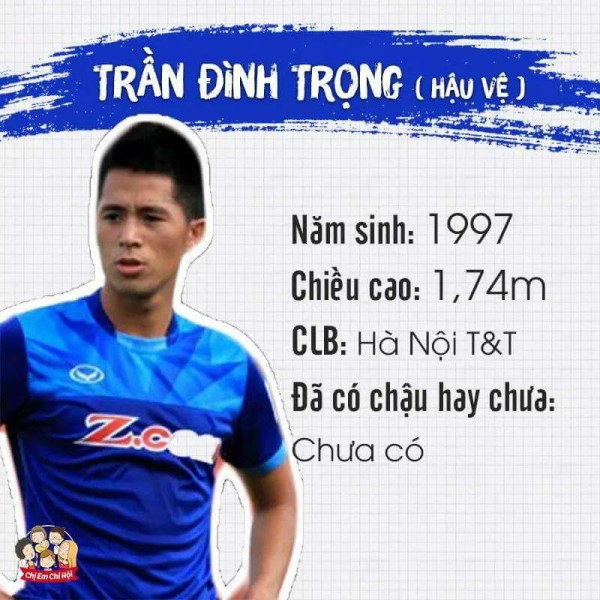 Bảng tóm tắt siêu đầy đủ về tình trạng 'yêu đương' của các cầu thủ U23 - các cô gái nên xem ngay! bang tom tat sieu day du ve tinh trang yeu duong cua cac cau thu u23 cac co gai nen xem ngay