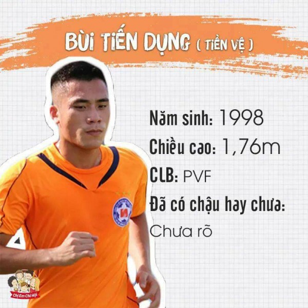 Bảng tóm tắt siêu đầy đủ về tình trạng 'yêu đương' của các cầu thủ U23 - các cô gái nên xem ngay! bang tom tat sieu day du ve tinh trang yeu duong cua cac cau thu u23 cac co gai nen xem ngay