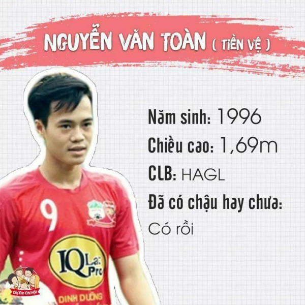 Bảng tóm tắt siêu đầy đủ về tình trạng 'yêu đương' của các cầu thủ U23 - các cô gái nên xem ngay! bang tom tat sieu day du ve tinh trang yeu duong cua cac cau thu u23 cac co gai nen xem ngay