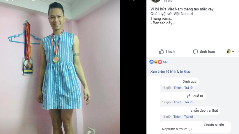 dan mang dong loat thuc hien loi hua voi u23 viet nam truoc tran dau