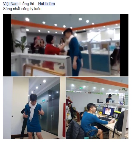 dan mang dong loat thuc hien loi hua voi u23 viet nam truoc tran dau