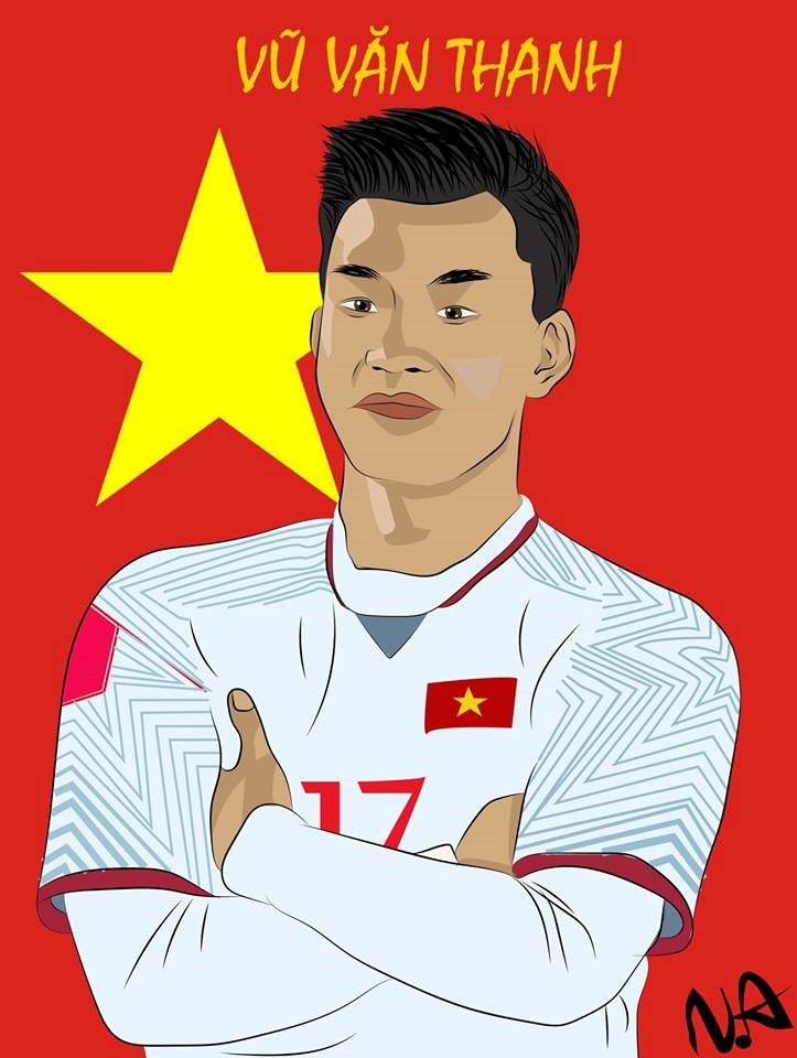 trao luu che anh bat chuoc dang an mung cua van thanh u23 viet nam