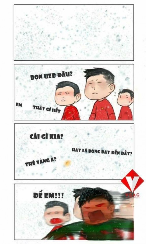 day la nhung khoanh khac dang nho nhat cua u23 viet nam qua loat anh chibi sieu dang yeu