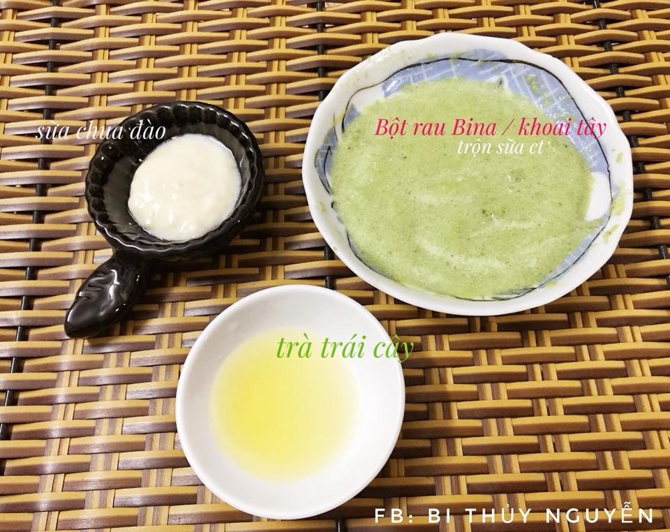 thuc don an dam kieu nhat 30 ngay dau cua em be 6 thang tuoi