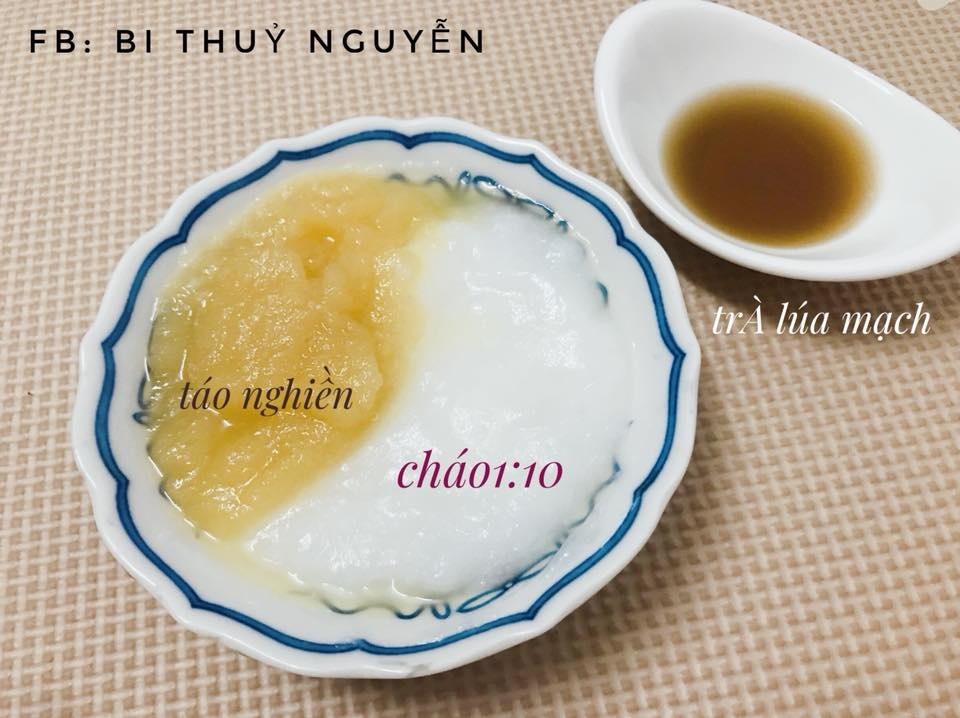 thuc don an dam kieu nhat 30 ngay dau cua em be 6 thang tuoi