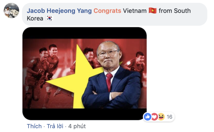 Cổ động viên nước ngoài nói gì về chiến thắng của đội tuyển Việt Nam trên mạng xã hội? co dong vien nuoc ngoai noi gi ve chien thang cua doi tuyen viet nam tren mang xa hoi