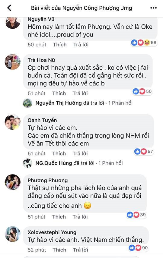 Sau trận thua Nhật Bản, người hâm mộ làm điều này tại Facebook các cầu thủ sau tran thua nhat ban nguoi ham mo lam dieu nay tai facebook cac cau thu