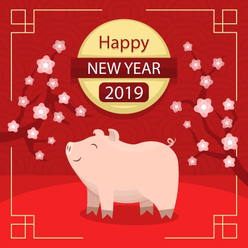 nhung mau thiep chuc mung nam moi 2019 don tet ky hoi dep nhat