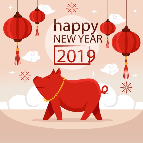 nhung mau thiep chuc mung nam moi 2019 don tet ky hoi dep nhat