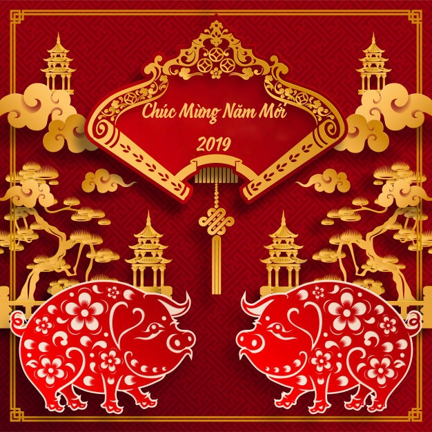 nhung mau thiep chuc mung nam moi 2019 don tet ky hoi dep nhat