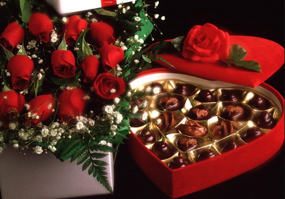 vi sao ngay valentine thuong tang hoa hong va socola