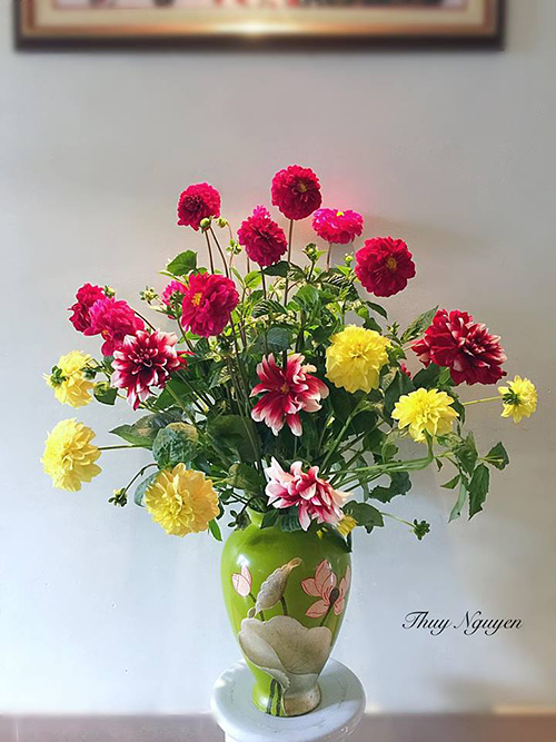 me ha thanh chia se bi quyet cam hoa dep choi tet