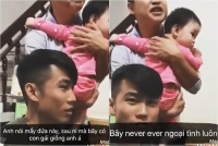 ngo ngang con gai 2 tuoi bam ba khong roi sau 3 thang xa cach