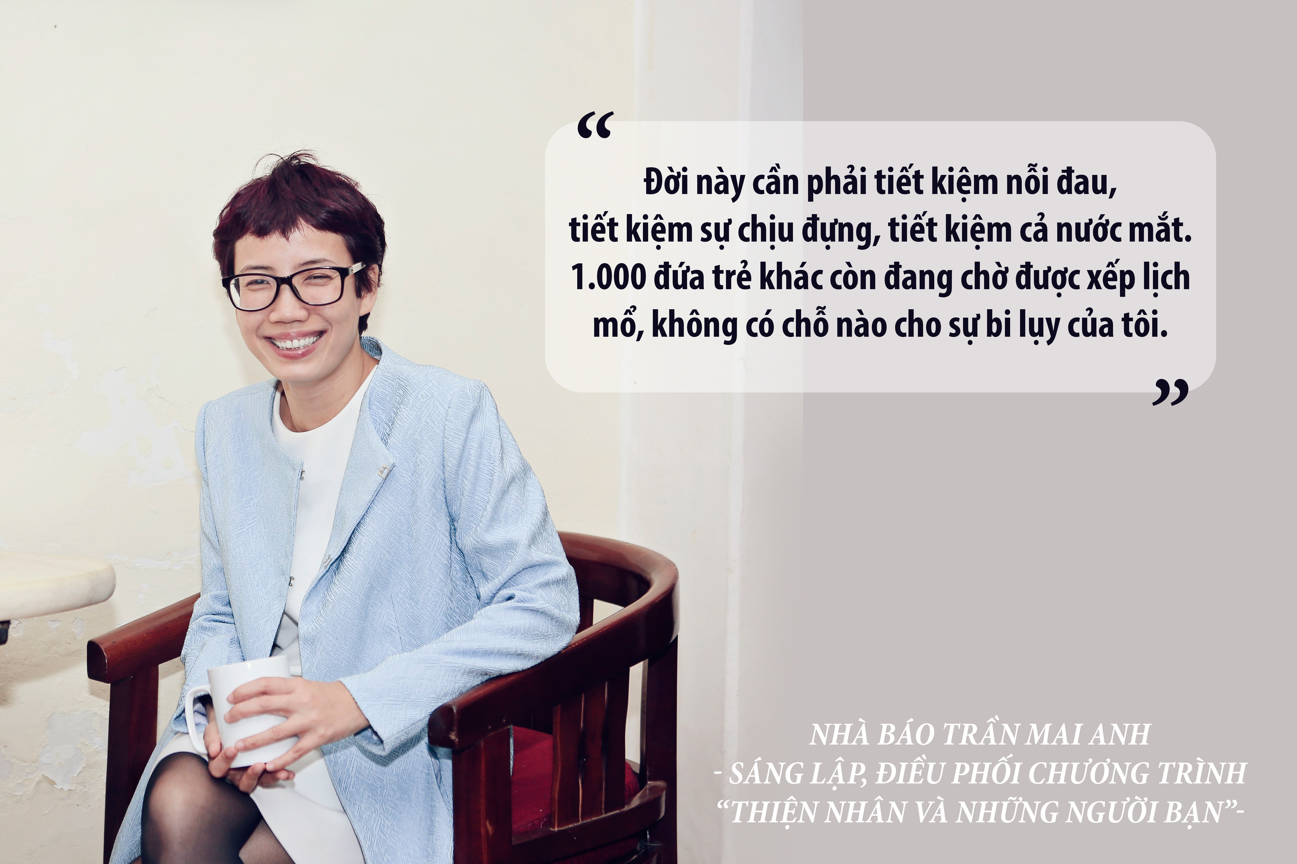 nha bao tran mai anh nguoi tiet kiem noi dau su chiu dung va ca nuoc mat