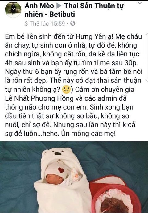 bac si san khoa soc voi thong tin co vu cach sinh con thuan tu nhien
