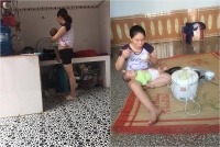 me hai con so huu voc dang nuot na van nguoi me nho che do an day du dinh duong