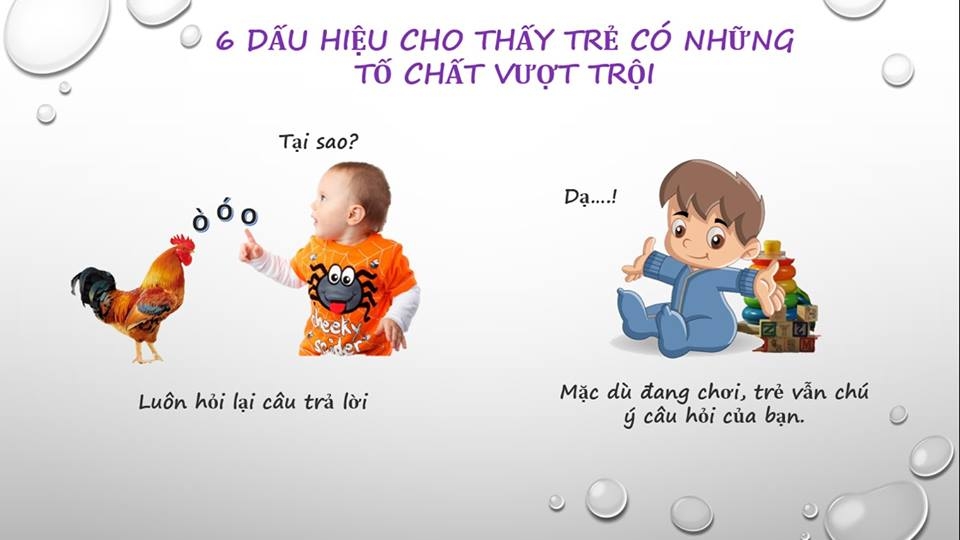 6 dau hieu cho thay tre co to chat vuot troi
