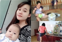 cuoc song vua ngot ngao vua lon xon cua ba me o nha cham con